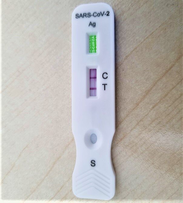Положительный тест на коронавирус.