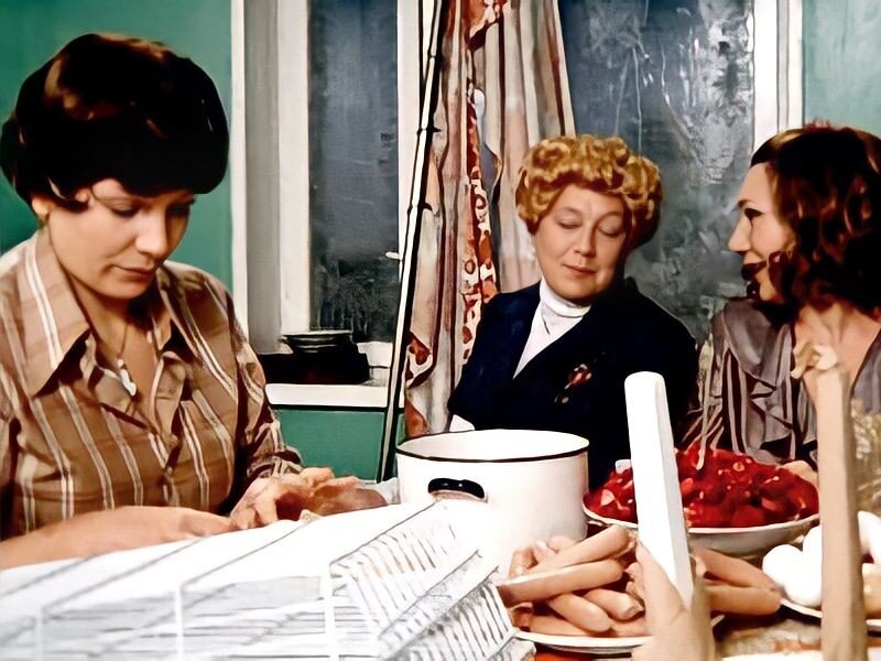 Кадр из фильма «Старый Новый год», 1980 год, режиссёры Олег Ефремов, Наум Ардашников