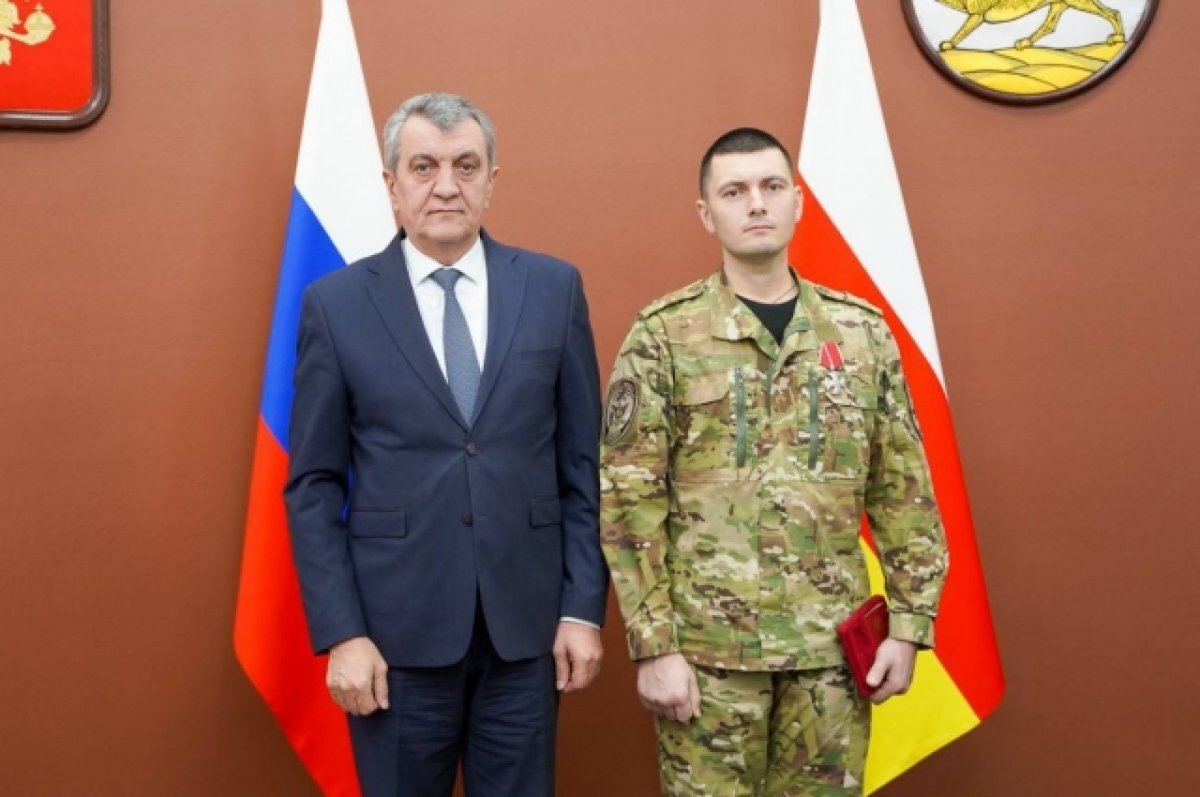    Полицейский из Северной Осетии получил орден Мужества за участие в СВО