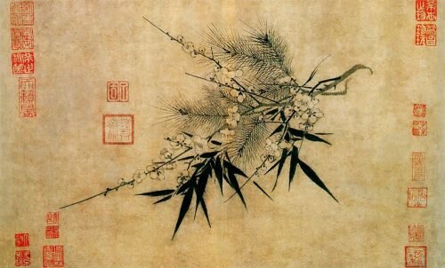    Чжао Мэнцзянь 赵孟坚 (1199-1264) «Три друга зимней стужи»