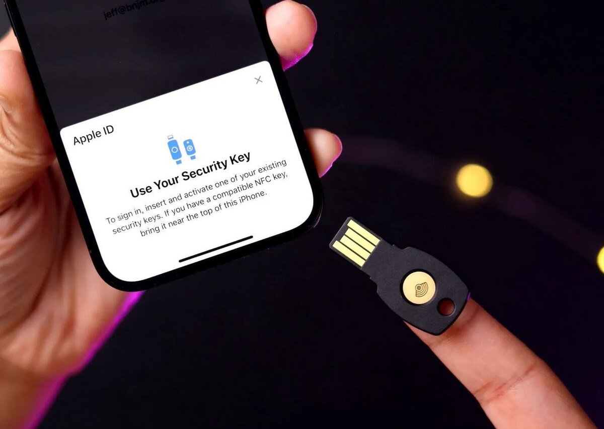   Доступ к Apple ID теперь можно получить при помощи физического ключа