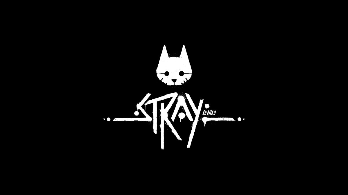 Официальный логотип игры Stray