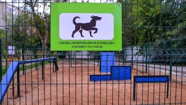  Правда, иногда приходится очень долго добираться от дома до площадки с собакой, потому что их пока построено не так много. 