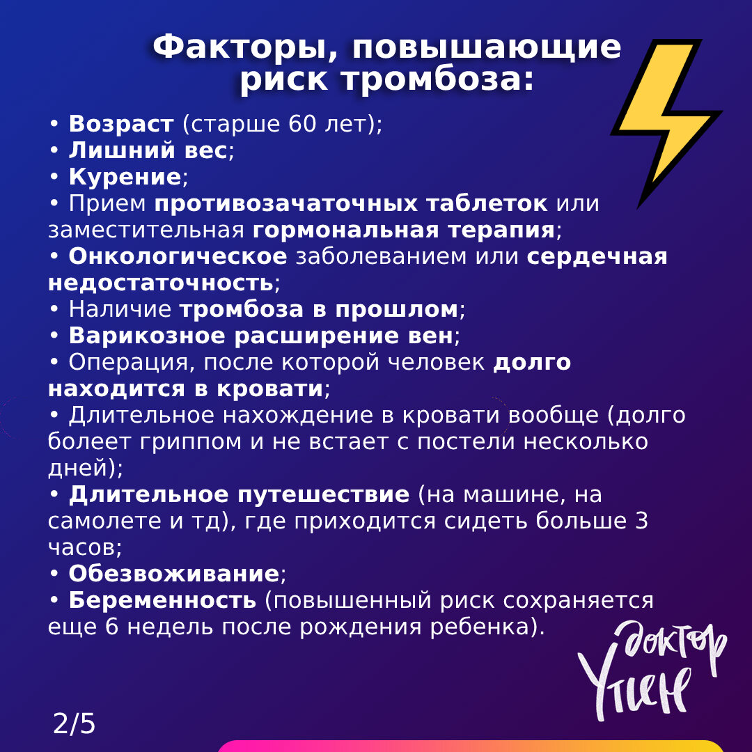 Как избежать тромба? Разбирается с кардиологом | Доктор Утин, кардиопоэт |  Дзен