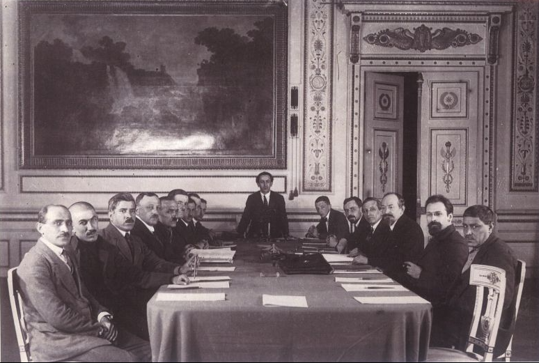 Подписание договора "О дружбе и братстве". Москва, 16 марта 1921 г.