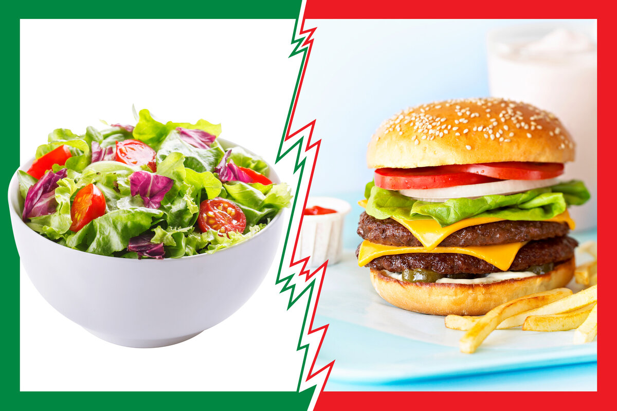 Салатик и точка. Картинка из открытых источников.