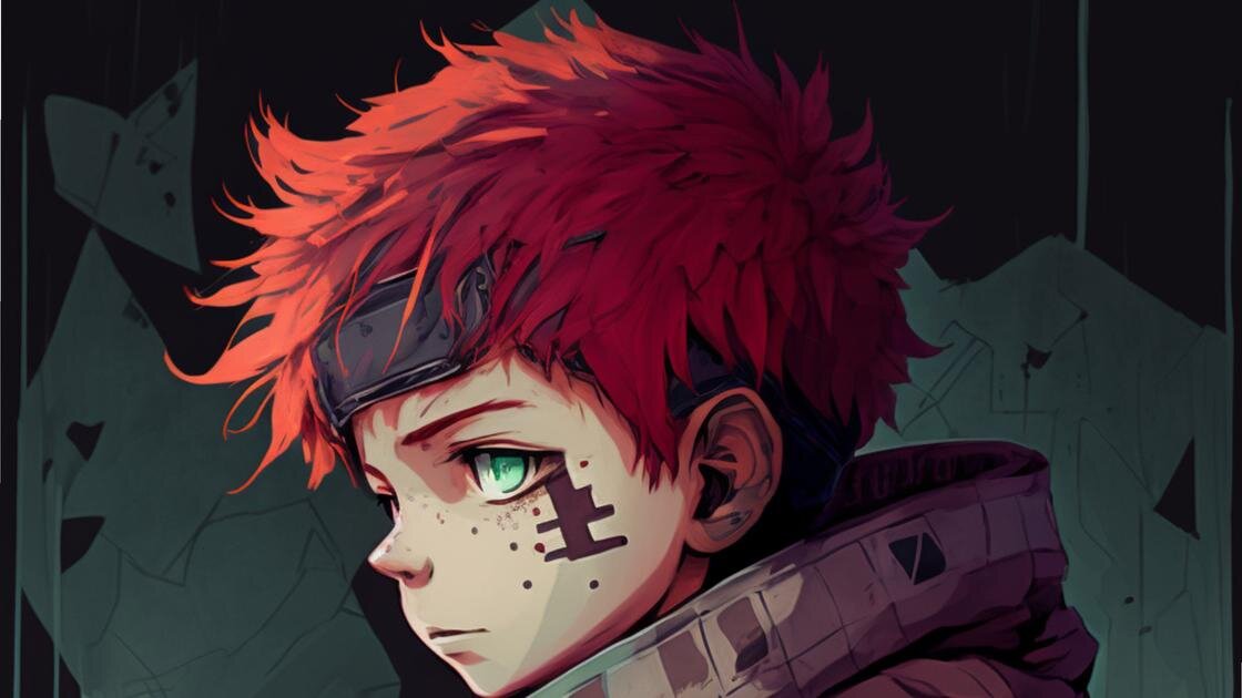    Рыжеволосая девочка, нарисованная в стиле аниме:Pixabay