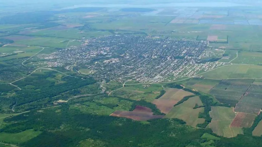 Абинск с высоты птичьего полета