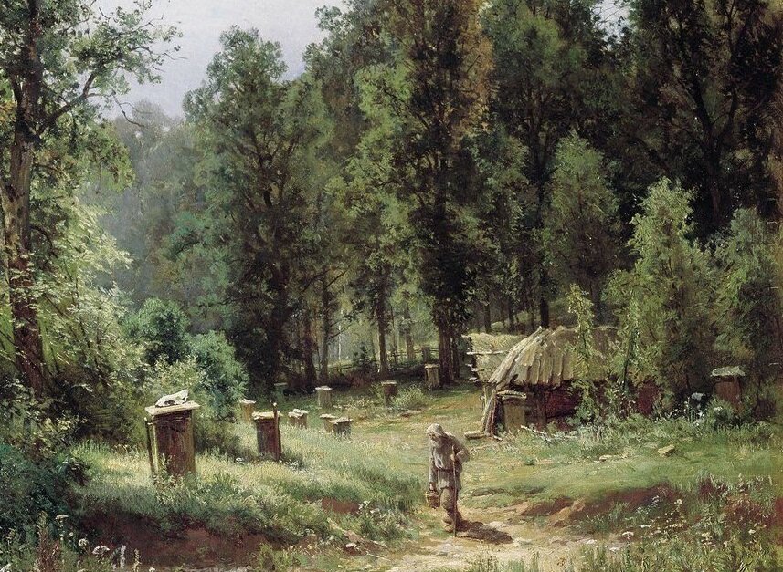 Шишкин. Пасека в лесу. 1876.