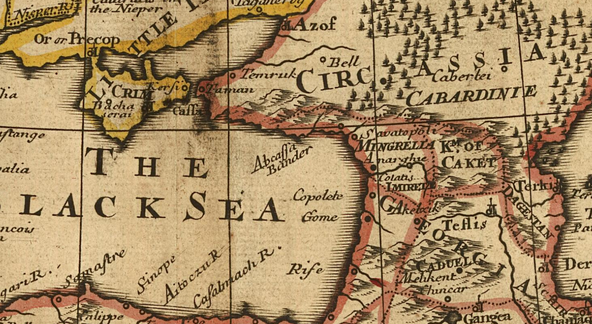 Делиль Гийом. Карта Турции Персии и Аравии. 1721