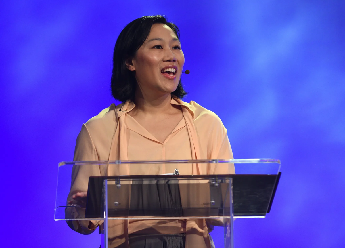 Priscilla Chan speaks at the 10th annual ASU GSV Summit in San Diego