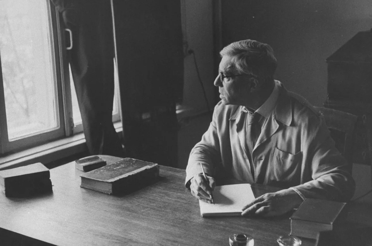 Борис Пастернак в 1958 г