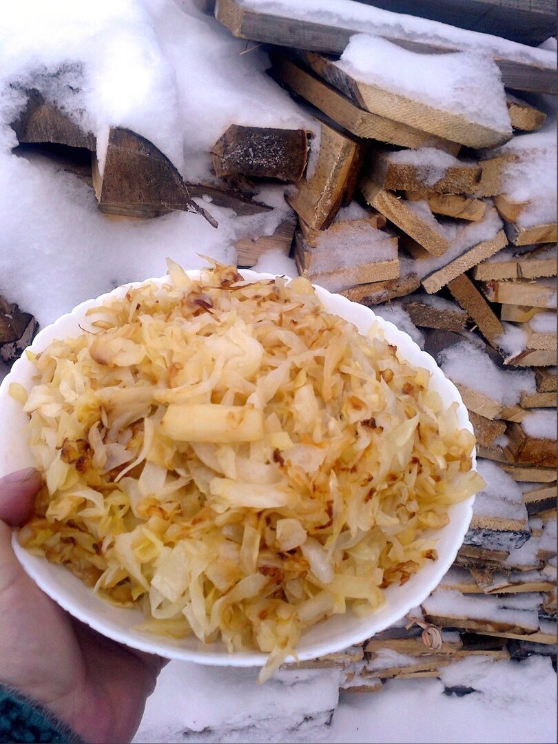 ЗАМОРОЗКА _ КАПУСТЫ НА УЛИЦЕ