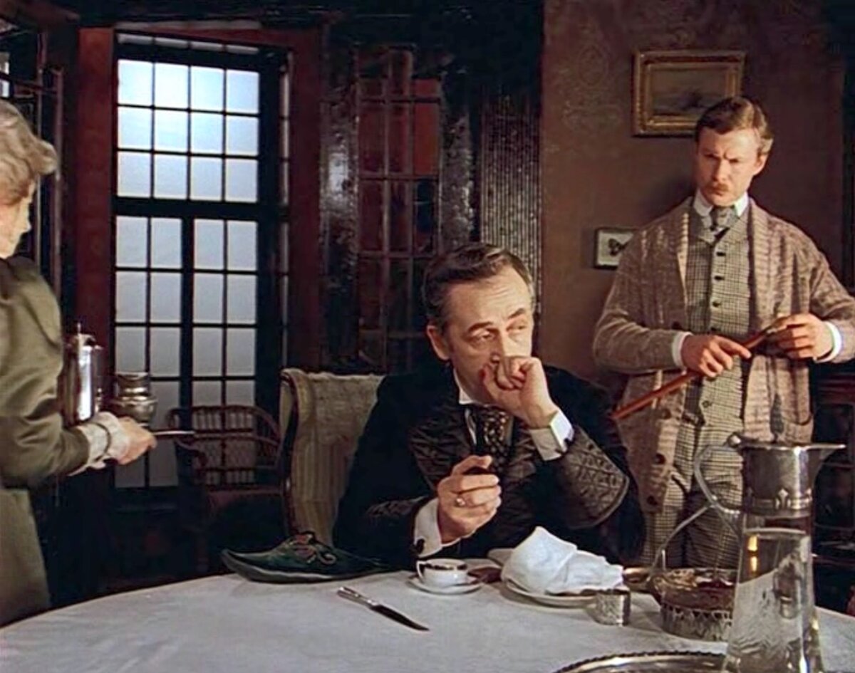 Кадр из фильма "Собака Баскервилей"