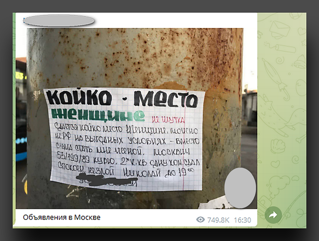 Скан со страницы t.me/bloodysx