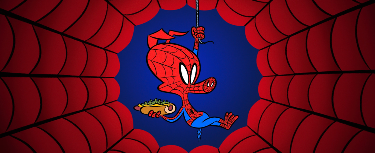 Кадр из мультфильма Человек - Паук: Через Вселенные