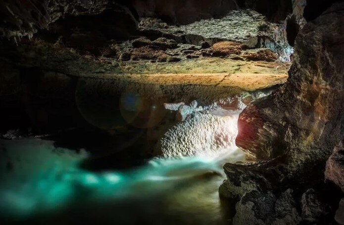 Пещера Сары-Коба (Жёлтая). Водопады и озера. Алушта. Крым