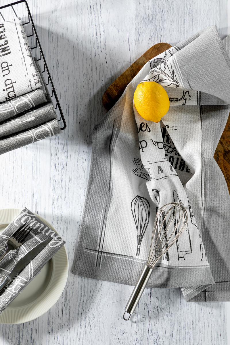 Комплект вафельных полотенец «Loft Cafe»