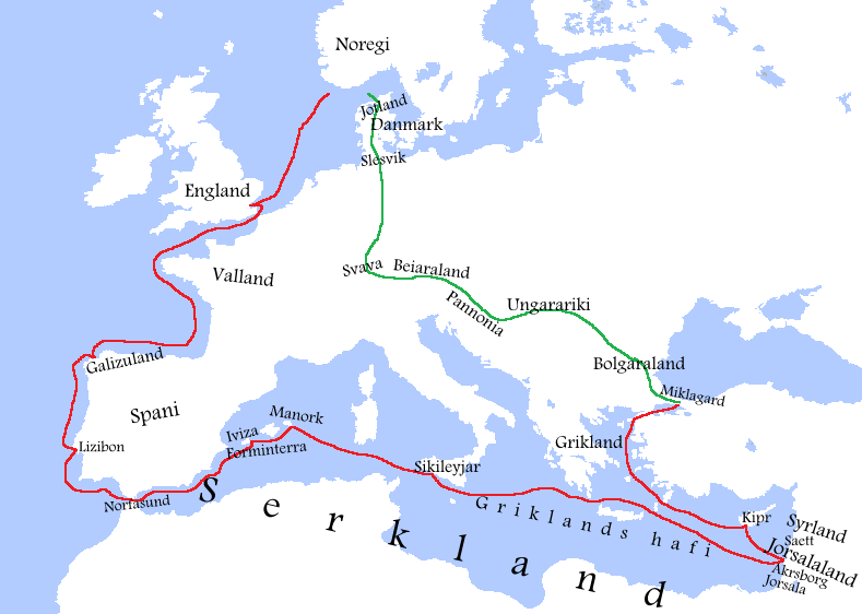 Как назывался старейший путь из скандинавии. Крестовый поход Сигурда. Норвежский крестовый поход. Сигурд i Крестоносец. Норвежский крестовый поход викингов.