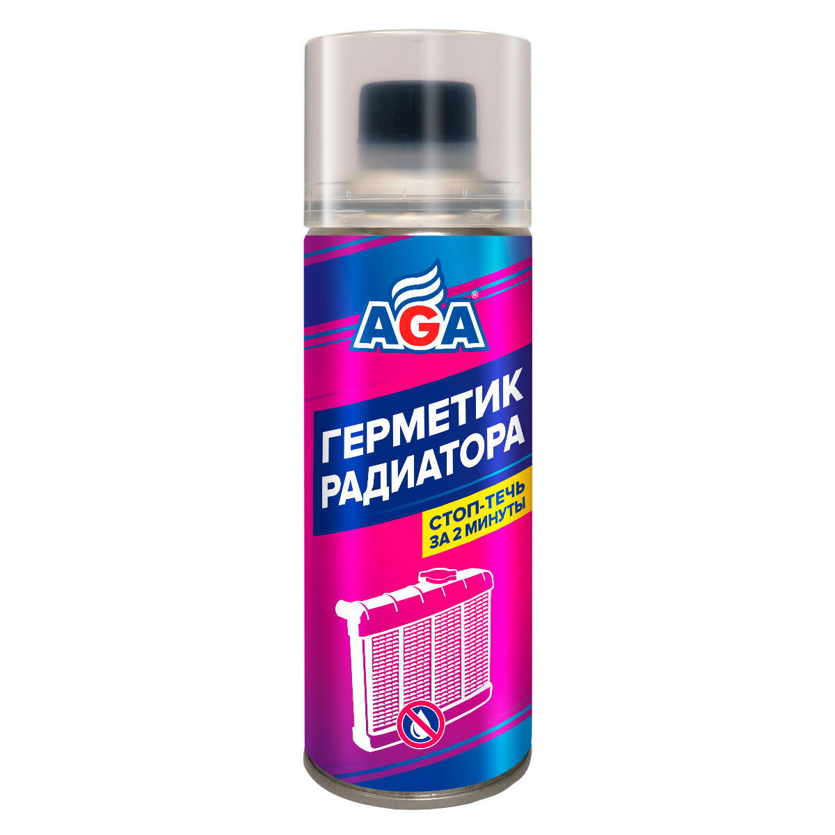 Герметик радиатора AGA702R остановит течь за 2 минуты!