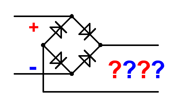 Что на выходе диодного моста????