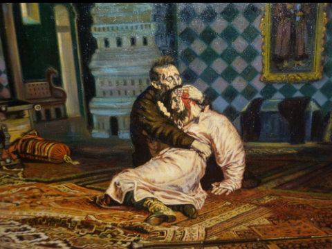 Картина "Иван Грозный убивает сына", Репин Илья Ефимович