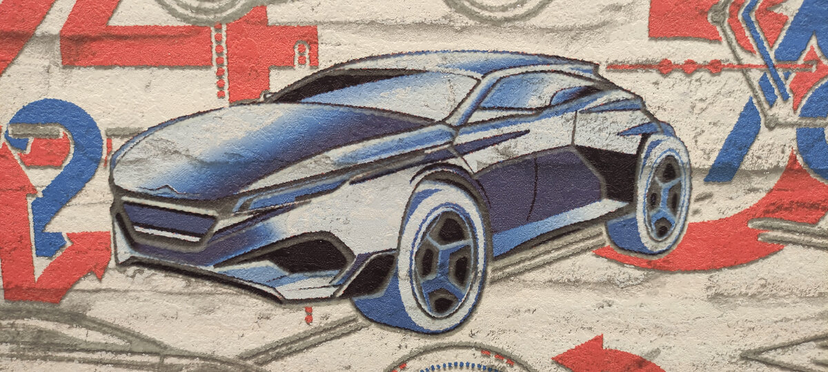 Автомобиль будущего на обоях