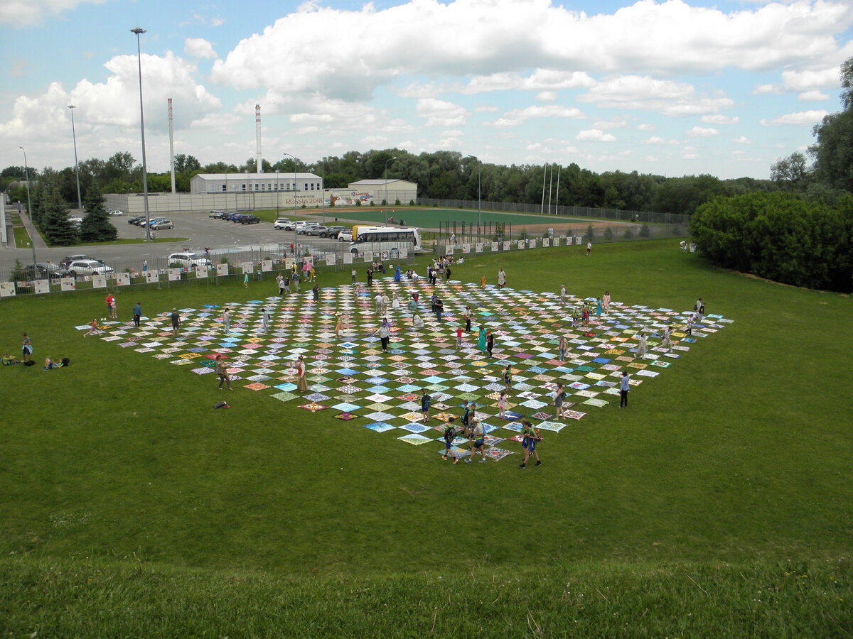 2. Арт Проект "Лоскутный луг".