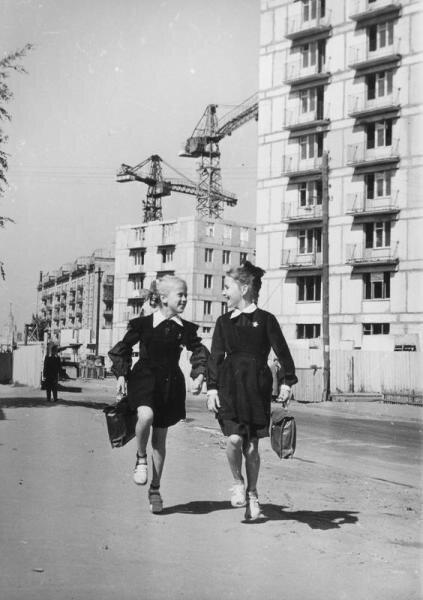 Новоселы. Дмитрий Воздвиженский, Нина Свиридова, 1966 год, г. Москва,  МАММ/МДФ. 