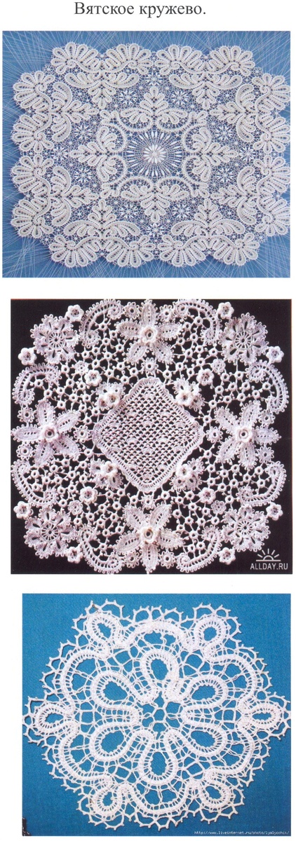 Как раз наше, Вятское кружево! Иногда наш Киров называют Вяткой, как раньше. Но ещё не принято такого решения. Мы живём в городе Кирове на реке Вятка