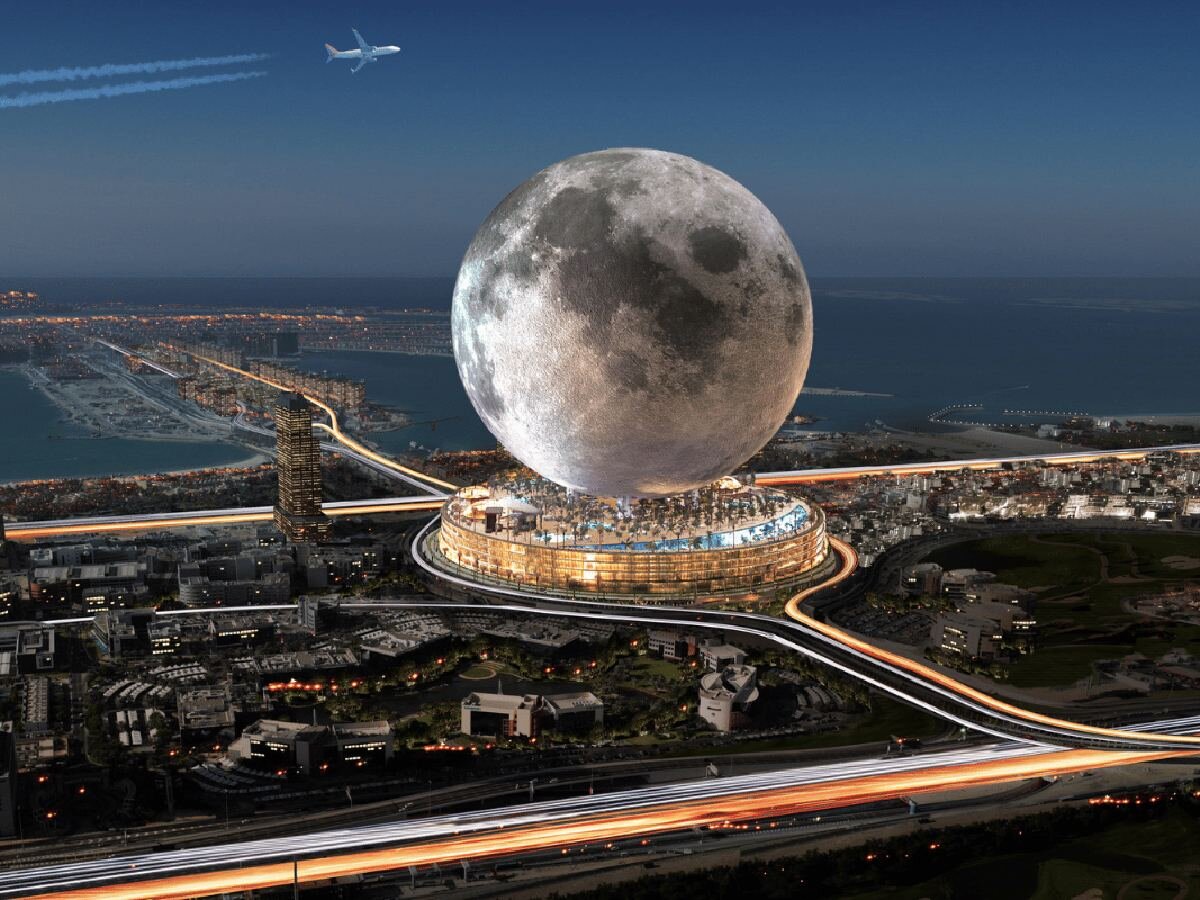 Moon Dubai планирует включить бутик Sky Villas, как частную резиденцию на Луне, с роскошными квартирами, размещенными внутри основных надстроек дисковых зданий / фото Moon World Resorts Inc.