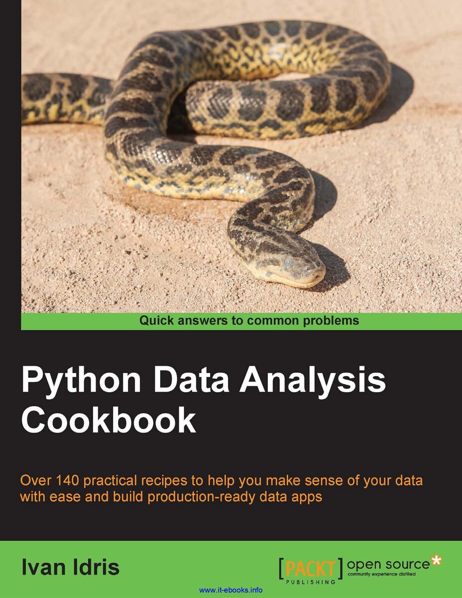 Ivan Idris. Python Data Analysis Cookbook