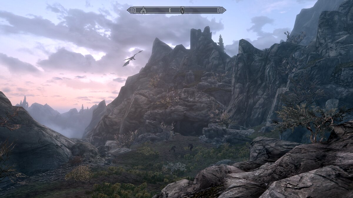 Красота утра в Пределе: древняя башня, дерущиеся тролли, дракон... дракон?!