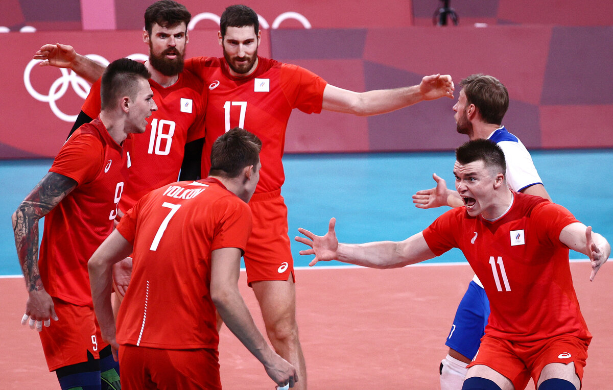    Волейболисты сборной России  Сергей Бобылев/ТАСС