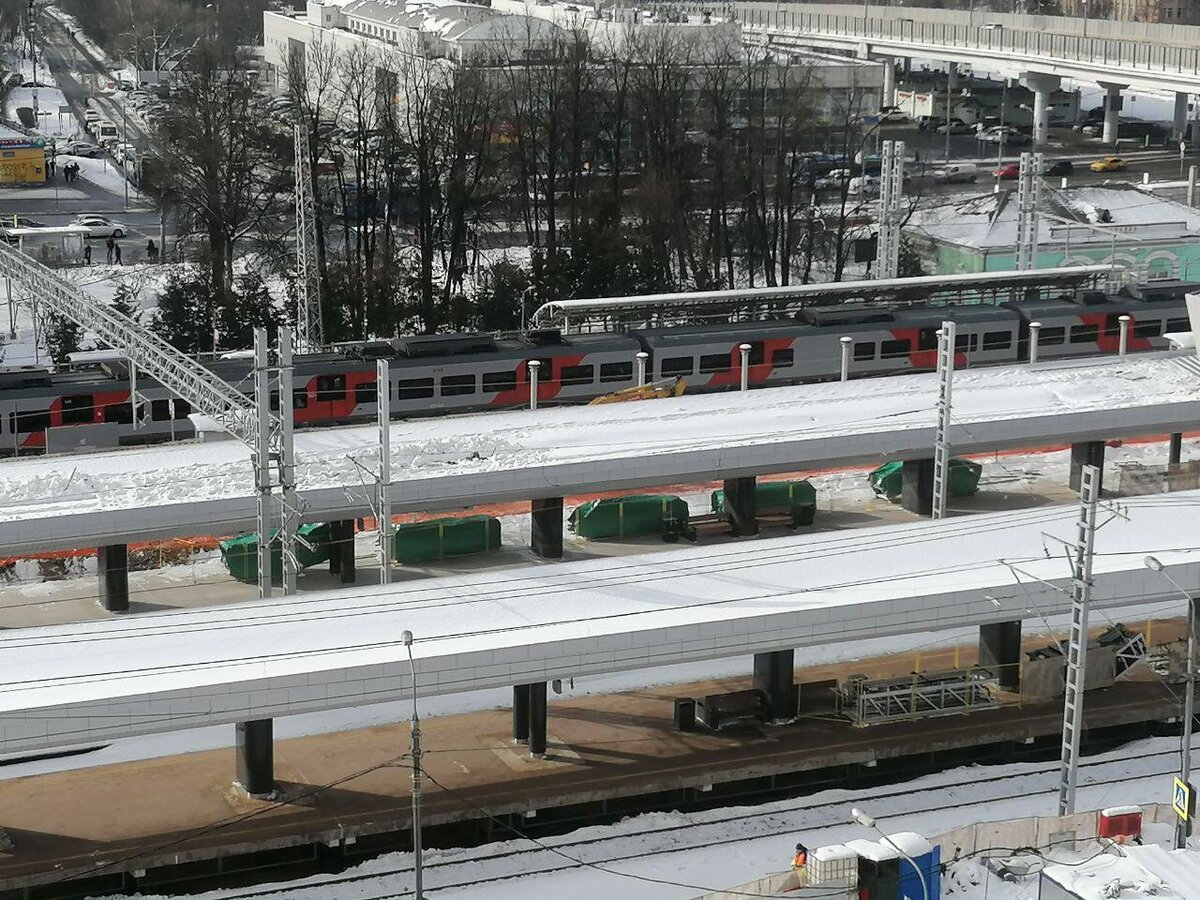 Ход работ по строительству конкорса и второй платформы 🚊 конечной станции  будущего D3 «Крюково» («Зеленоград») | Развитие Метрополитена в Москве |  Дзен