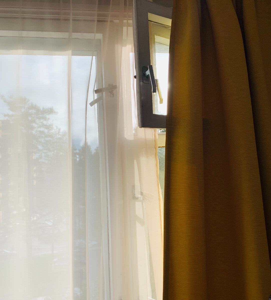 мои шторы и тюль без рисунка 