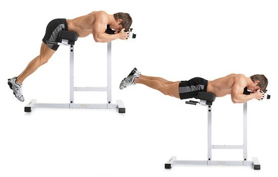 обратная гиперэкстензия