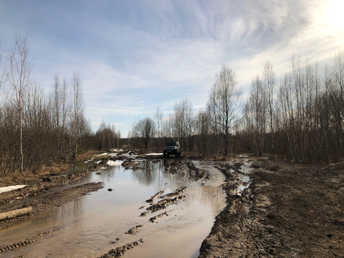 Поездка в тайгу в апреле 2021.
