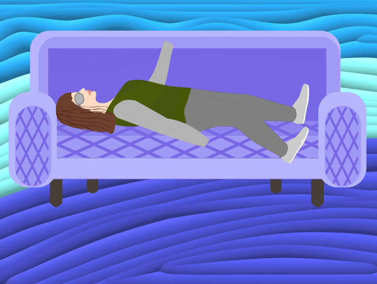 Диван - средство, помогающее сделать лень приятной