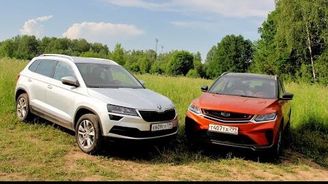 Skoda Karoq - Geely Coolray: китайцы наезжают на чехов: ТЕСТ ДРАЙВ ОБЗОР 2020