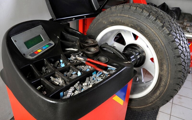 Станок для балансировки колёс