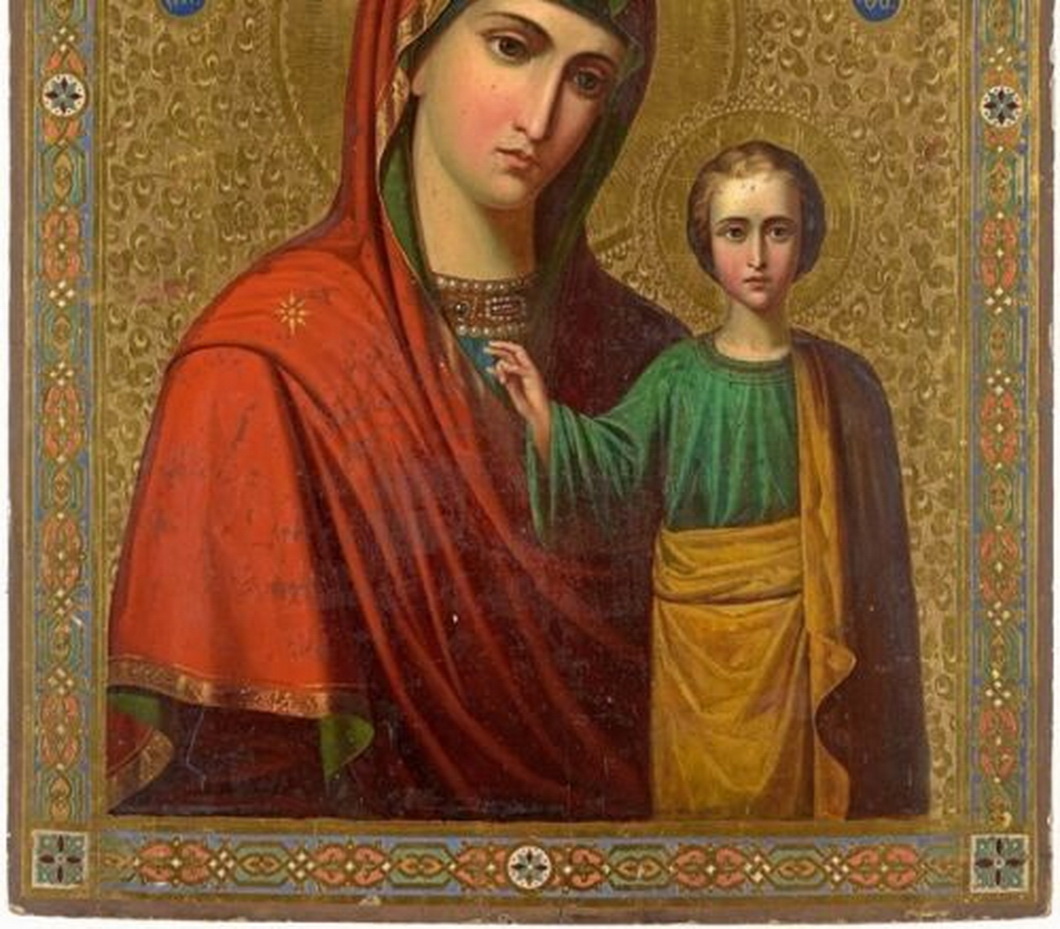 Образ Казанской Пресвятой Богородицы. Фотографий несколько, листайте галерею.