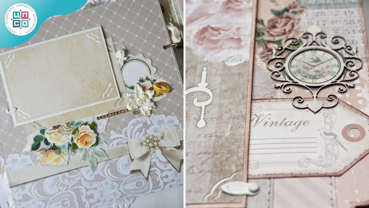 Открытки в технике скрапбукинг. Идеи из сети Интернет.