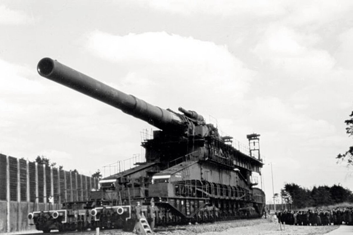 самая большая пушка второй мировой войны германия