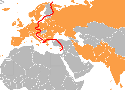 Авторство: Dbachmann. Собственная работа на основе: IE countries.png от Laurens~commonswiki, CC BY-SA 3.0