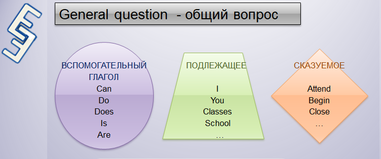 структура общего вопроса