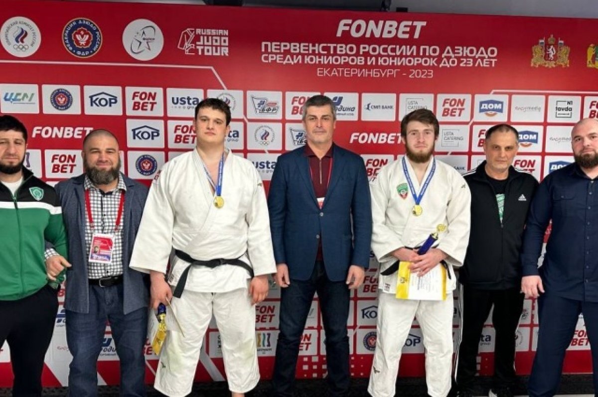    Команда чеченских дзюдоистов заняла первое место на первенстве России