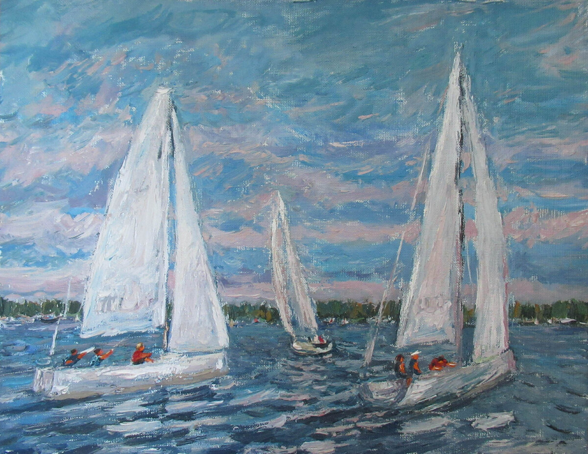 "Регата"      художник Алекс Вильдерман
