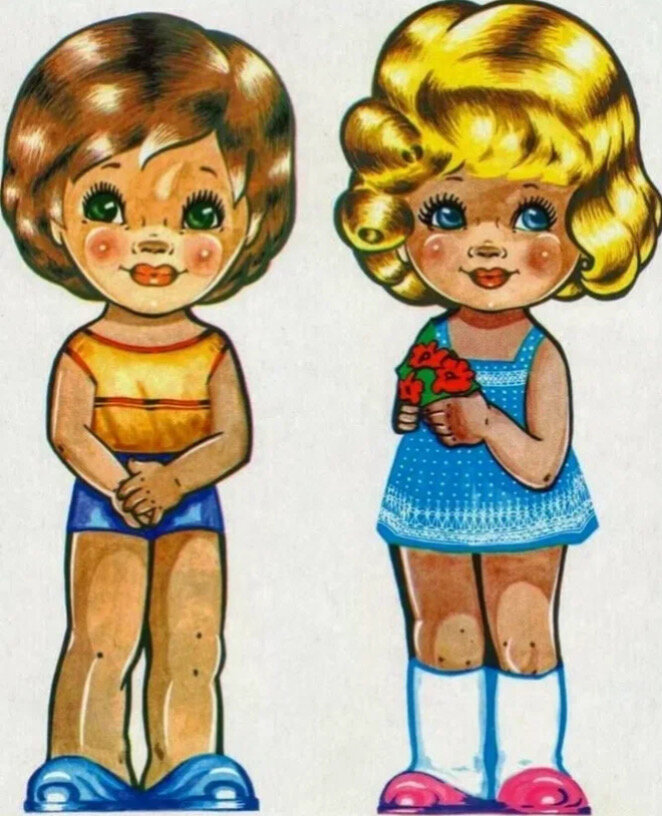 Бумажные куклы СССР