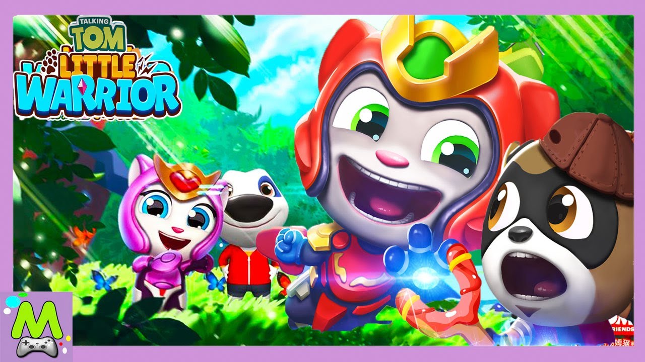 Говорящий Том Маленький Воин/Talking Tom Little Warrior.Новая Игра про  Схватку Тома с Енотами | Матвейкин Канал | Дзен